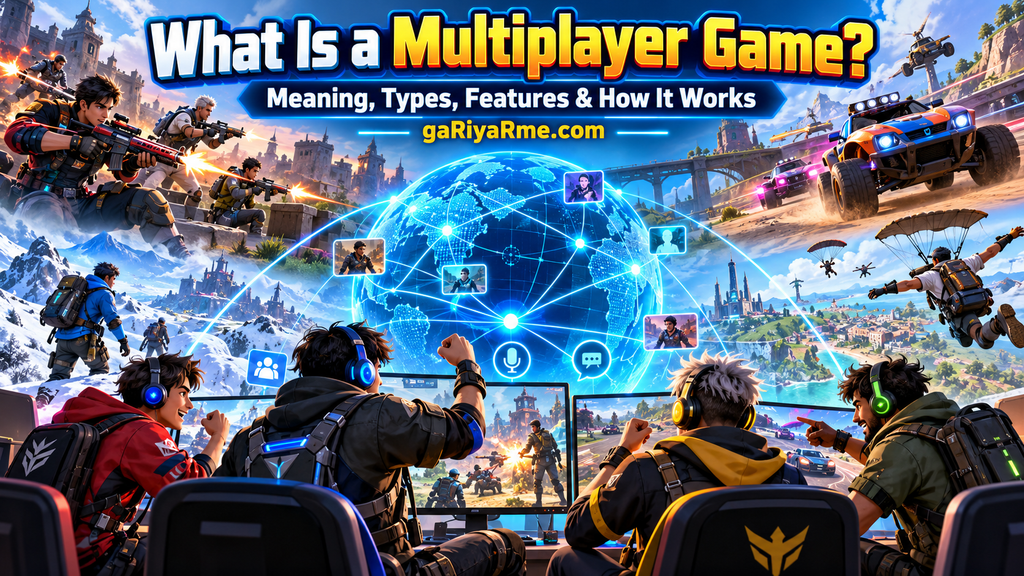 What Is a Multiplayer Game? Meaning, Types, Features & How It Works